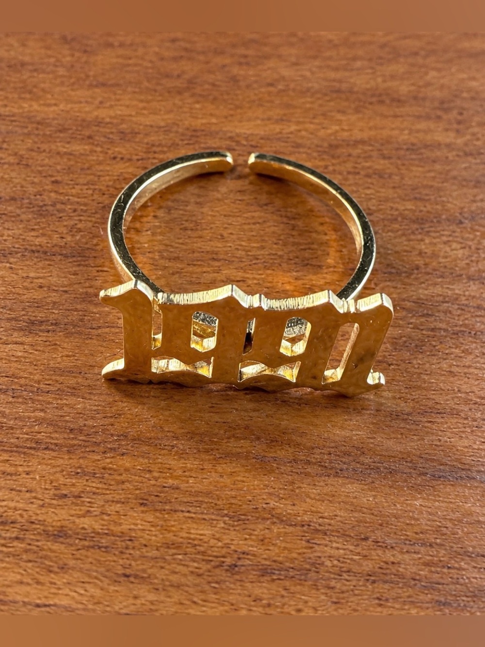 1991 Gothic Ring Adjustable Size 6.5 to 9.5